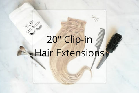 SHOP 20" CLIP IN HAIR EXTENSIONS